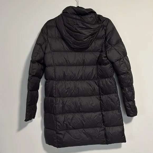 Lucky Brand Down Filled Puffer Coat with Hood Medium Colour Black - Picture 2 of 12